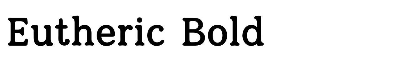 Eutheric Bold